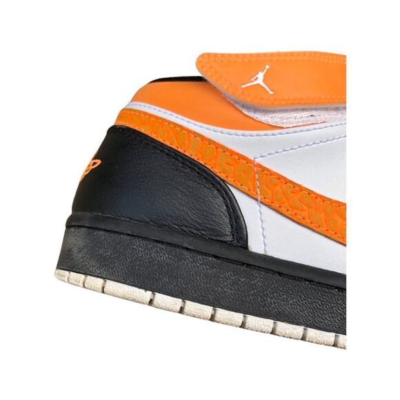 Rare 2012 Nike Air Jordan 1 Low Black Bright Citrus Size 11 - Picture 14 of 16